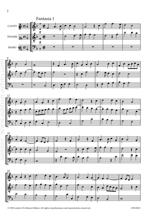 Fantasie a tre voci : Giovanni Bassano