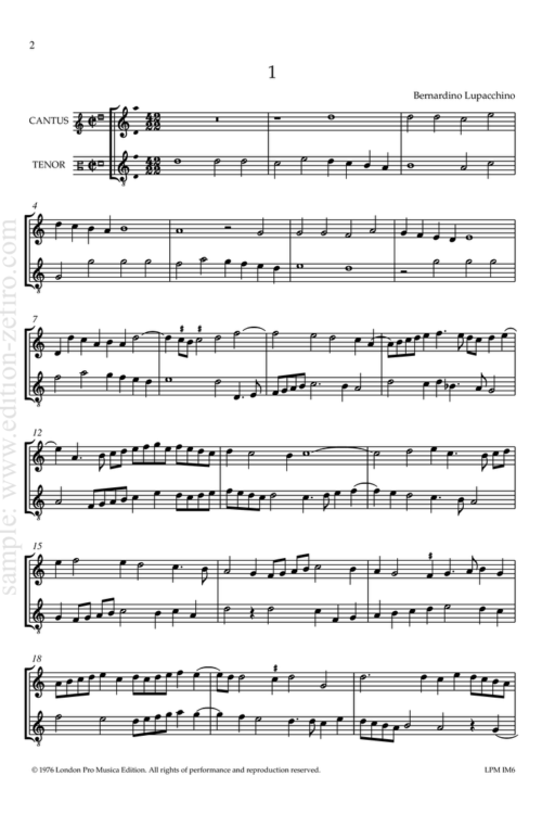 Bernardo Lupacchino and Joan Maria Tasso - Nine Fantasies