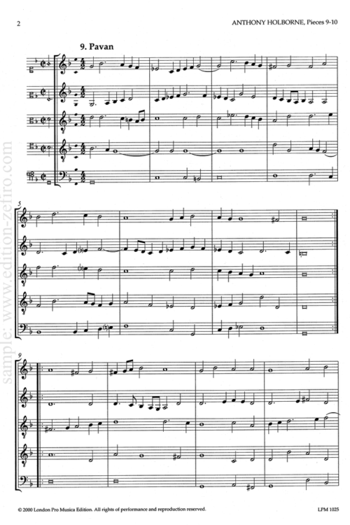 Anthony Holborne, Pieces 9-10