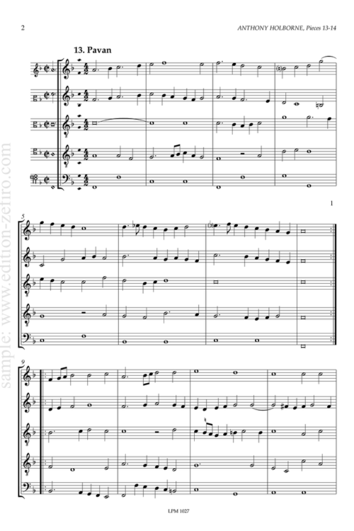 Anthony Holborne, Pieces 13-14