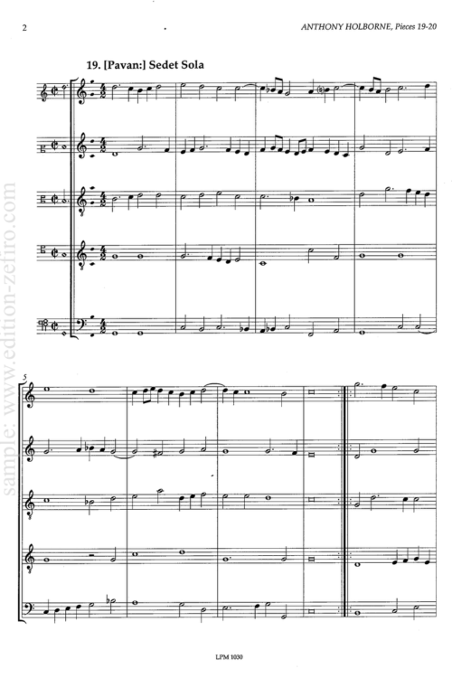 Anthony Holborne, Pieces 19-20