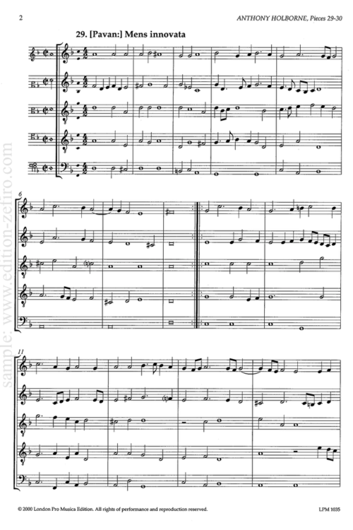 Anthony Holborne, Pieces 29-30