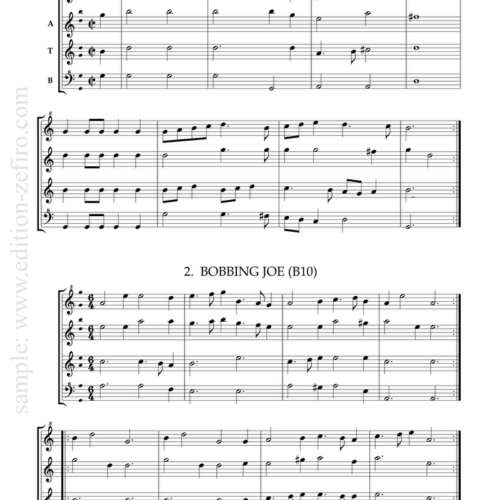 Playford Dances à4, volume 2 (Recorders)