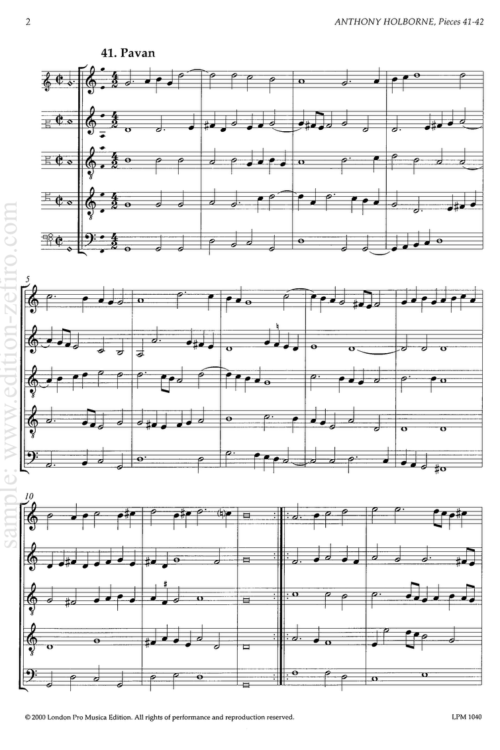 Anthony Holborne, Pieces 41-42