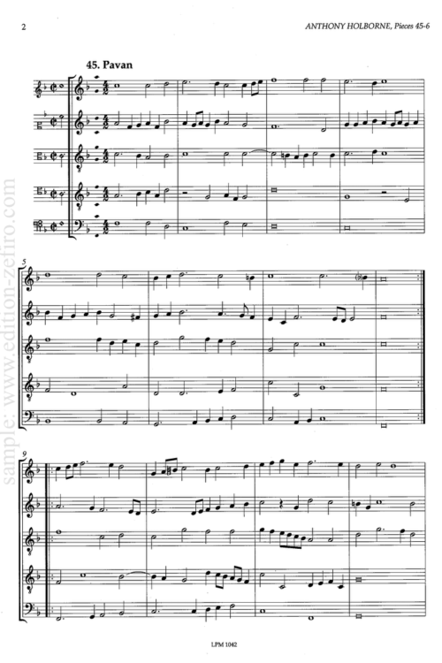 Anthony Holborne, Pieces 45-46
