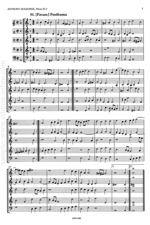Anthony Holborne, Pieces 51-52