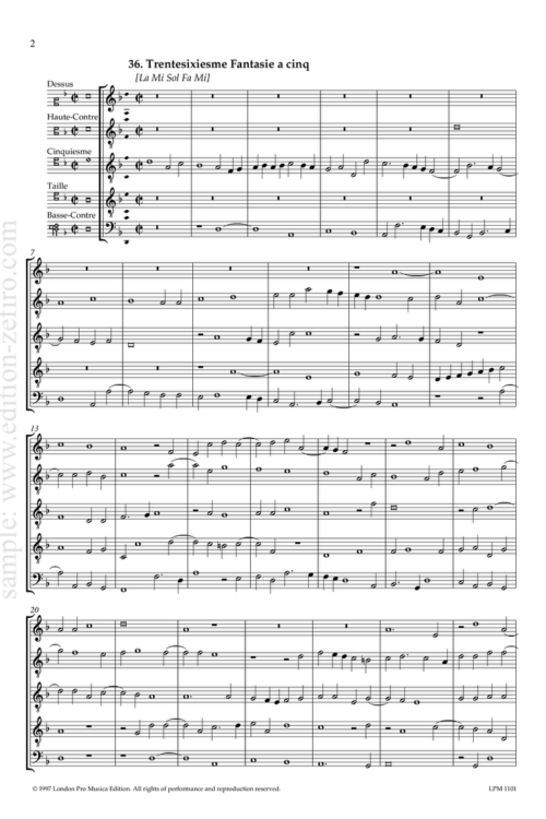 2 Fantasias à5 : Eustache Du Caurroy