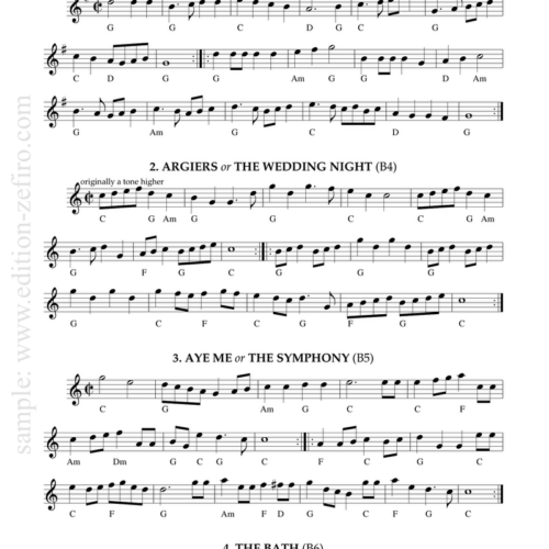 200 Playford Dance Tunes with chord symbols