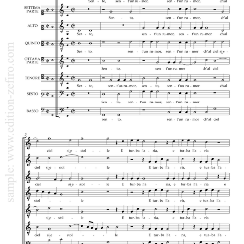 Battalgia by Andrea Gabrieli - score and parts