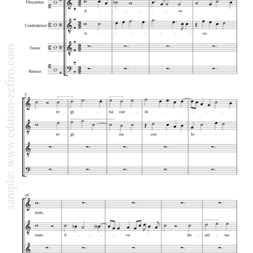 Ave Regina Coelorum : Guillaume Dufay