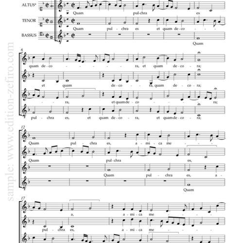 Quam pulchra es : Costanzo Festa