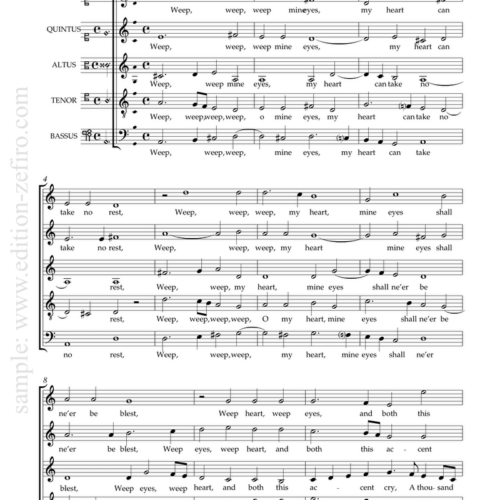 Weep, weep mine eyes : John Wilbye