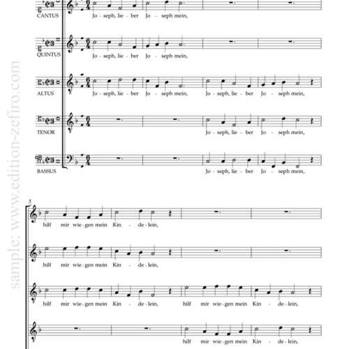 Two Christmas Hymns by Johann Walter