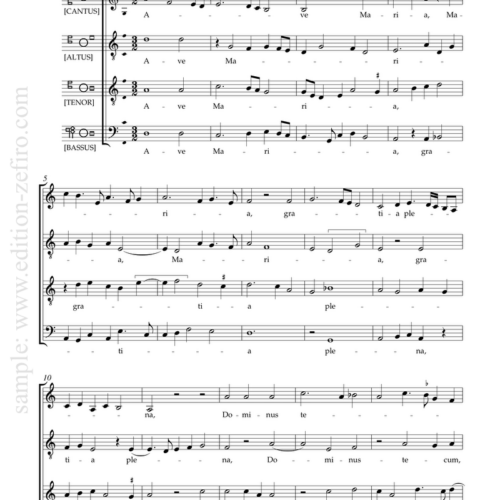 Ave Maria : Johannes Ockeghem