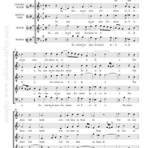 Susanne un jour : Cipriano de Rore