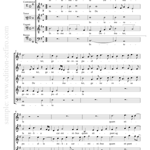 Intemerata Mater : Johannes Ockeghem