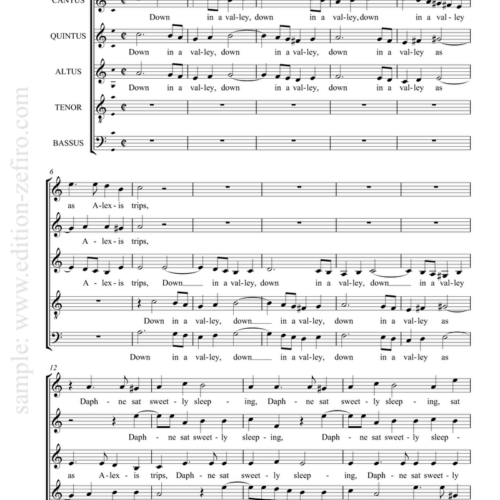 Down in a valley : John Wilbye