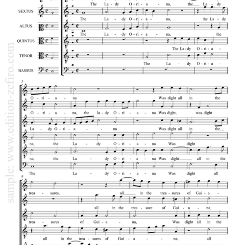 The Lady Oriana : John Wilbye