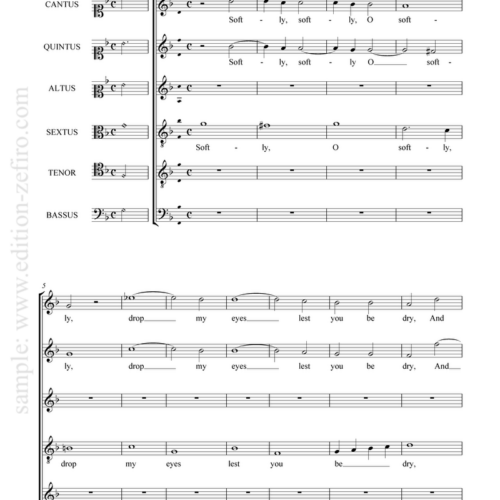 Softly, o softly drop my eyes : John Wilbye