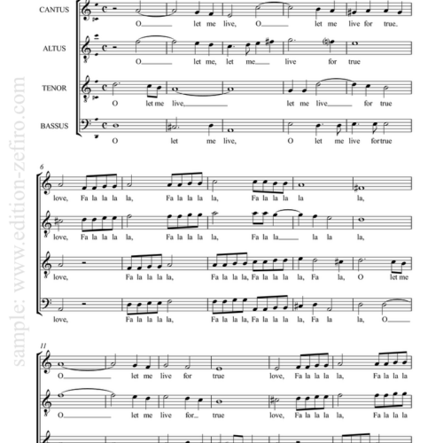 O let me live for true love à4 : Thomas Tomkins