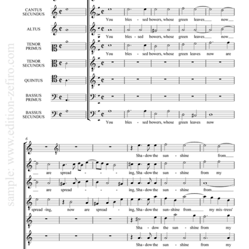 Ye blessed bowers : John Farmer