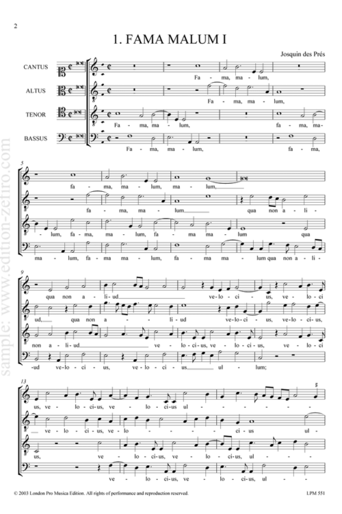 Five Virgil Motets by Josquin and his contemporaries