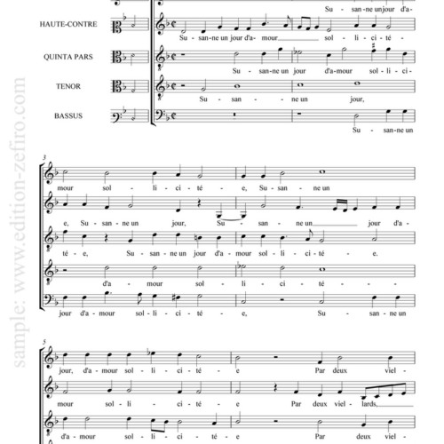 Susanne un jour à5 : Claude Le Jeune