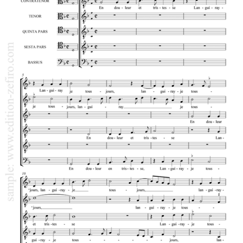 En douleur et tristesse : Adrian Willaert