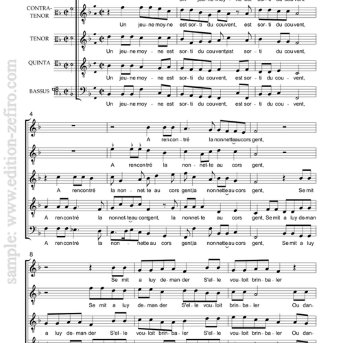 Four Chansons: Philip van Wilder