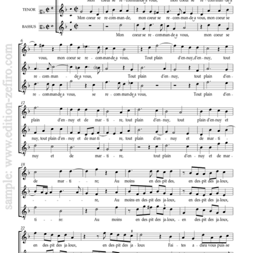 Jean de Castro - 5 Chansons