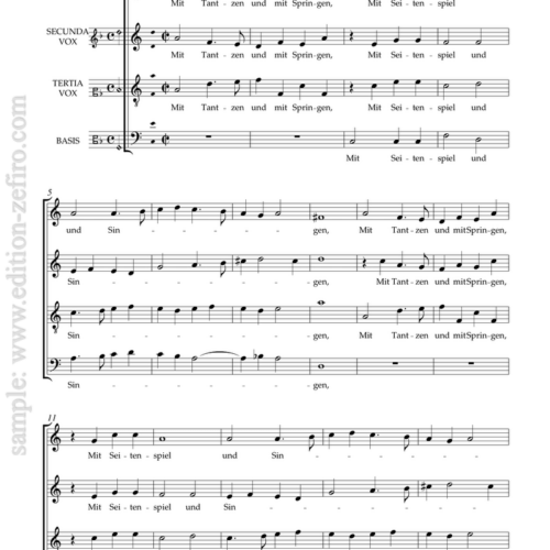 Six Lieder (1586) by Leonhard Lechner