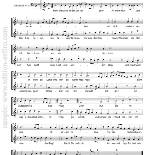 Bicinia Gallica, Selection I