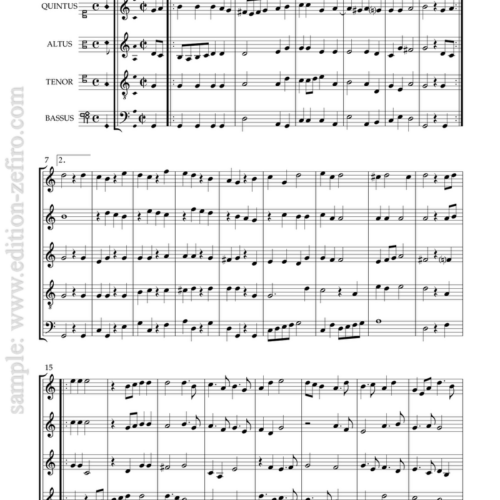 Six Intradas (1601) : Johannes Ghro