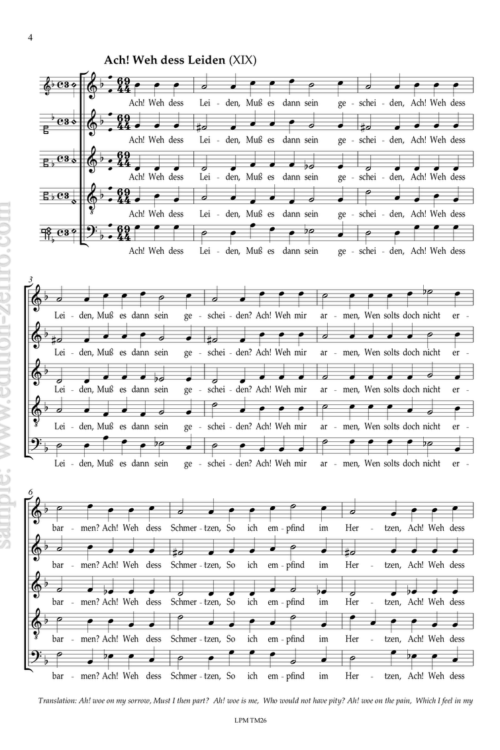 Hans Leo Hassler - 6 Lieder from Lustgarten (1601)