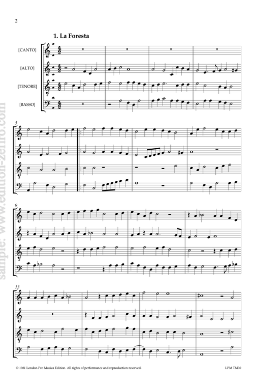 Costanzo Antegnati - Five Canzoni à4