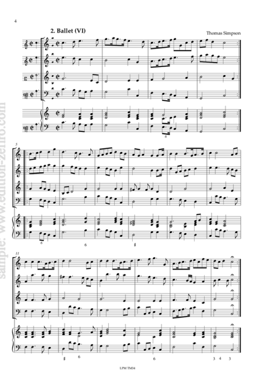 Thomas Simpson - Nine dances from Taffel-Consort (1621)