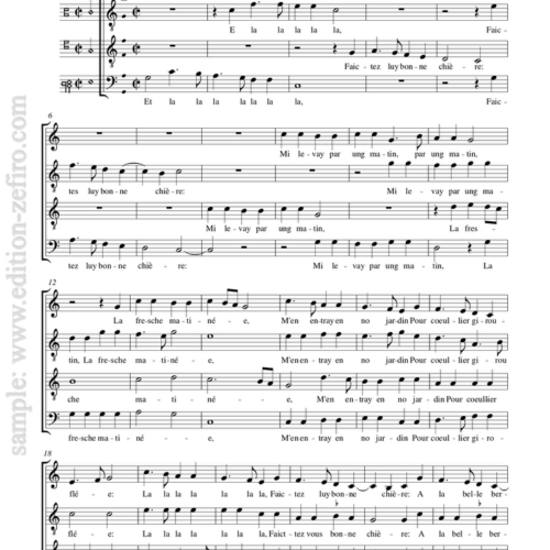 Ninot le Petit - Five Chansons (c. 1500)