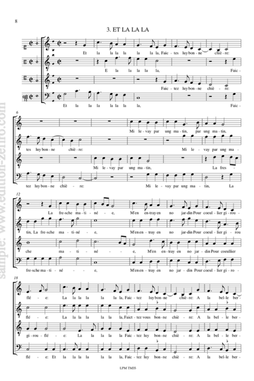 Ninot le Petit - Five Chansons (c. 1500)