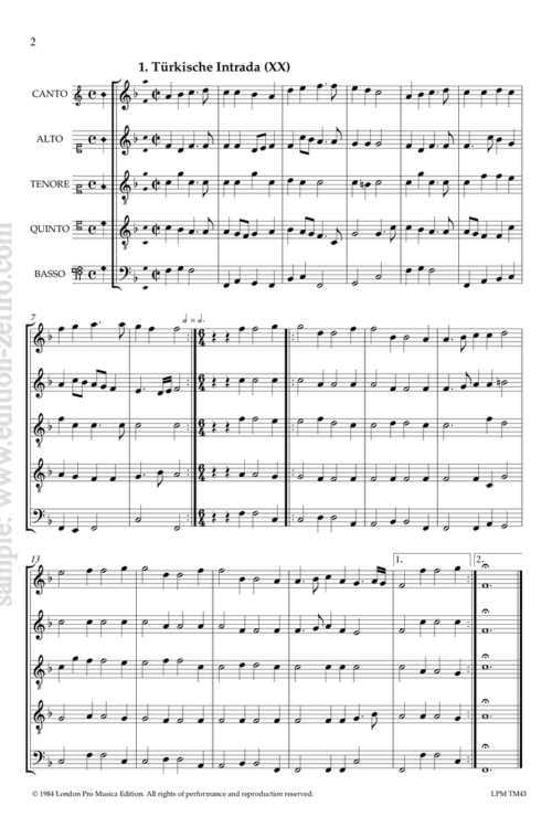 William Brade - Ten Dances (1617)