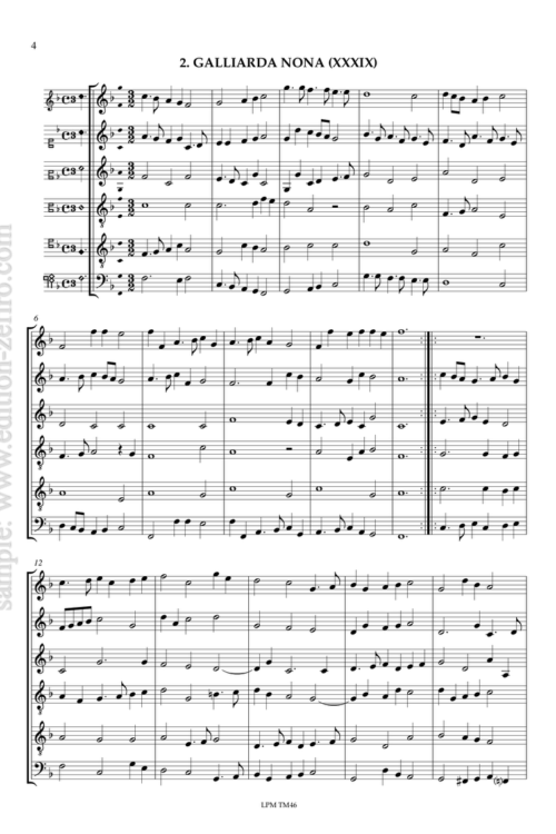 Christoph Demantius - Eleven Dances à6 (1608)