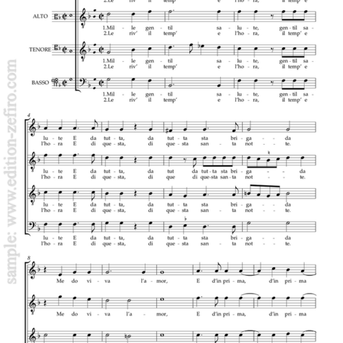 Filippo Azzaiolo - Five Villotte à4