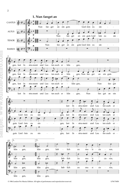Hans Leo Hassler - Seven Lieder
