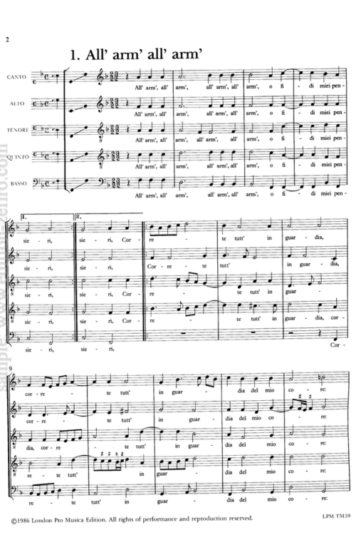 Ludovico Agostini - Four Canzoni Alla Napolitana (1574) selection 2