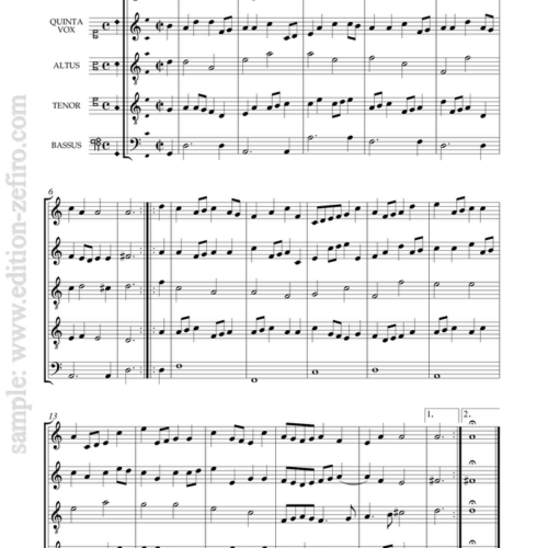 Johann Hermann Schein - Intradas & Lieder (1609)