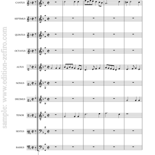 Canzon Prima Toni à10 - Giovanni Gabrieli