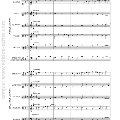 Canzon in echo duodecimi Toni à10 - Giovanni Gabrieli