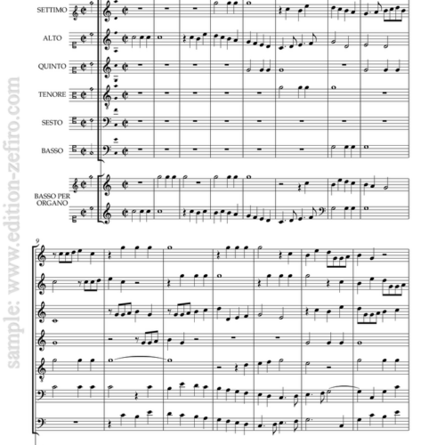 Canzon V à7 - 1615 - Giovanni Gabrieli