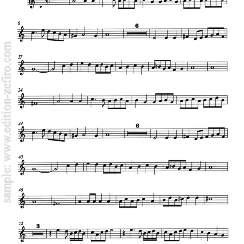 Canzon Primi Toni à8 - 1597 - set of transposed parts