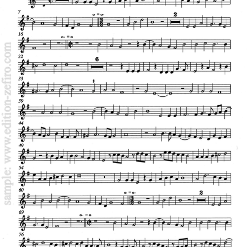 Canzon Duodecimi Toni à8 (1597) (set of transposed parts) - Giovanni Gabrieli