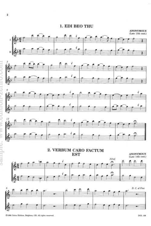The Duo Collection for 2 alto recorders